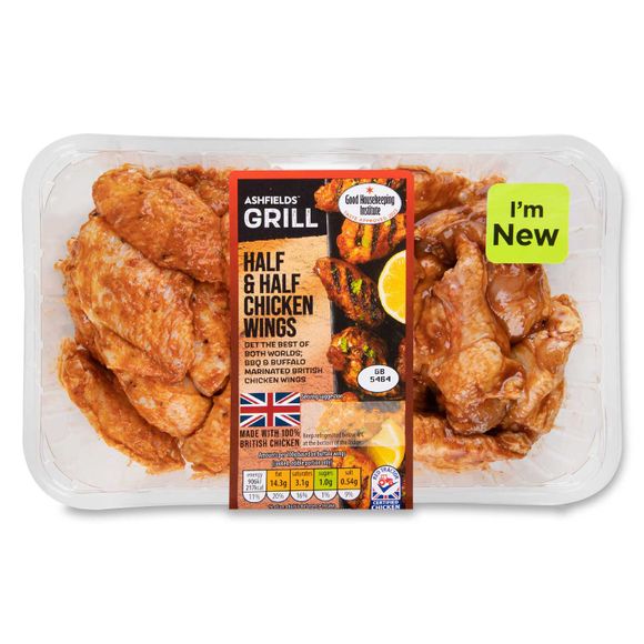 Ashfields Grill Half & Half Chicken Wings 800g